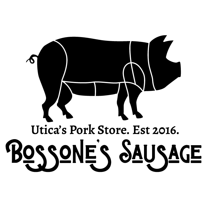 Bossone’s Sausage & Meat Co. – Utica’s Pork Store Logo